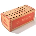 Full $25.00 Face Value Box Of 1909 - 1958 Collectible Wheat Pennies